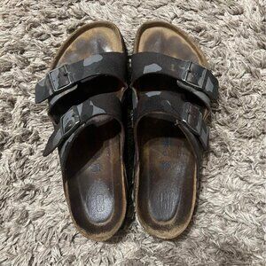 Mens Birkenstock Arizona Soft Footbed Camo Sandal Size 46 EU or 13 US
